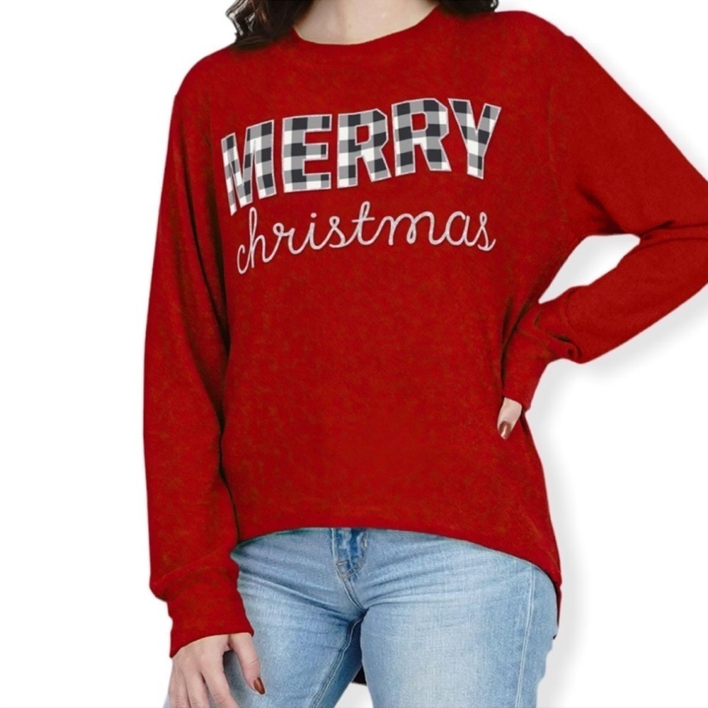 Royce Women's Holiday Cuddle Knit Top Size 2XL